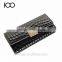 Three folders purse European style crocodile wallet for ladies factory in Guangzhou
