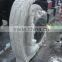 European style angel heart shaped granite headstone