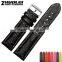 2015 New Arrival style 20|22mm genuine ostrich leather Men and women's leather Watch strap with pin buckle Wholesale 3PCS