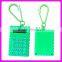 8 digit mini keychain calculator for promotion, cookie shape calculator