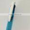Wholesale Office three color plastic ballpoint pen with ring loops on frip