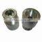 HLZS Colorful anodized aluminum cnc turning parts,high procision manchined cnc parts with thread and knurling
