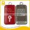 Laser engraved custom qr code key tag with hotel room number