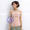 Custom wholesale high quality cotton spandex plain women tank top