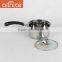 Charms stainless steel double wall milk pot Good Quality Stainless Steel pot