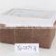 2016 popular set 3 durable PE sundry storage baskets