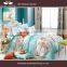 100% Cotton 128*68 40s*40s Pigment Printting Luxury Bed Sheet With Zipper
