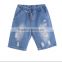 summer fashion men denim elastic waistband distressed teenager half pants short jeans shorts                        
                                                                                Supplier's Choice