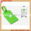 Promotional Custom Plastic Cute Colorful Silicone Luggage Tag Wholesale