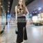 2016 new summer fashion sey VEST JACKET + high slit slim package hip skirt dress two