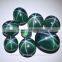 121 Ct Emerald Green Star Sapphire 6 Rays Lab Created Stone