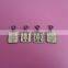 I Love Vintage Scarves ladies design metal charm zipper puller