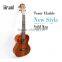 Electric 4 strings 26" Inches Ukulele High quality solid Koa wood Tenor Ukulele+Bag