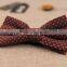 Uniform Red Cotton Butterfly Bow Tie For Students