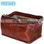Travel Kit Men's Genuine Leather Wash Bag, Travel Accessories Toilet Bag for Men