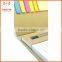 Custom Logo 18.5*18CM Sticky Notes Eco friendly Noyebook 25 Sheets Sticky Flags With Magnet Closure