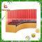 Restaurant Booth Sofa Red Double Side Booth Sofa