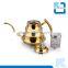colourful stainless steel long spout coffee pot & tea pot