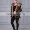 Pure popular jacket with natural faux fur lining Womens Korea star same style short styel jacket                        
                                                                                Supplier's Choice