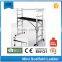 aluminium mobile tower scaffolding