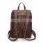 Big Backpack With Full Studs Vintage Stylish Shoulder Bag Mummy Bucket Bag Genuine Leather Top Quality Backpack