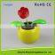 factory direct sale solar energy toys solar powered dancing sun flower, car decorative gift