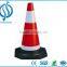 Rubber Traffic Cone Used on Road