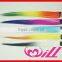pretty three tone hair two tone hair extension rainbow clip in hair extension