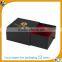 Black paper packaging for tie and watch box