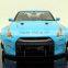 R35 1:18 LB WORKS BABYBLUE Top Quality Custome making 1/18 Diecast Toy Vehicle Model Car