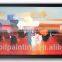 DEC030F Handmade Lakeside Abstract Paintings Canvas With Frame Art Oil Painting