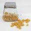 Kitchenware Square Glass Canister Jar with Metal Lid