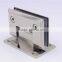90 degree square glass clamp glass frameless hinged shower screens