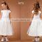 2016 New Design High quality Lovely Popular White Flower Girl Children Wedding Dress