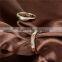 latest rose gold eternity design 925 crystal micro pave ring for men