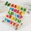 wooden training aid colour letter toy