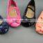 Cute girls ballet flat shoes cheap fancy shoes girls shoes with bow