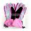 Professional waterproof pink motorcycle glove for girls