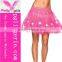 Adult Women's Candy Color Vintage Dance Party Full Tutu Petticoat Skirt