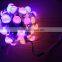 Color changing 3 LEDs SMD5050 RGB full-color 30mm diameter led dot light with lens