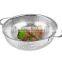 Stainless steel colander and Kitchen tool sets S.S Mini frying basket and chip basket and stainless steel fruit basket