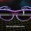 flashing light up glasses high quality EL wire glasses in event