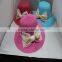 Fedora Stylish Fashion Female Summer Hat Plain Straw Hat With Bowknot