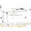 White High Gloss Office Staff Desk In L Shape With 3 Drwers YO101