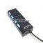 4 Ports High-Speed USB 2.0 Hub with Independent Switch and LED Indicator Lights