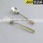 Made in china! silver plated brass tableware gold cutlery