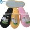 Lady 2015 winter Customized cute animal terry winter warm TPR indoor slippers