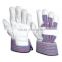 Grain leather Working gloves, Rigger gloves, Safety split leather working gloves