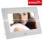 White 7 digital photo frame with Acrylic shell