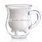 Handcraft Borosilicate Creative Cute Transparent Heat-resisting Double-layer Cow Milk Glass Cup 250ML